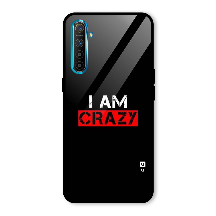 I am Crazy Glass Back Case for Realme X2