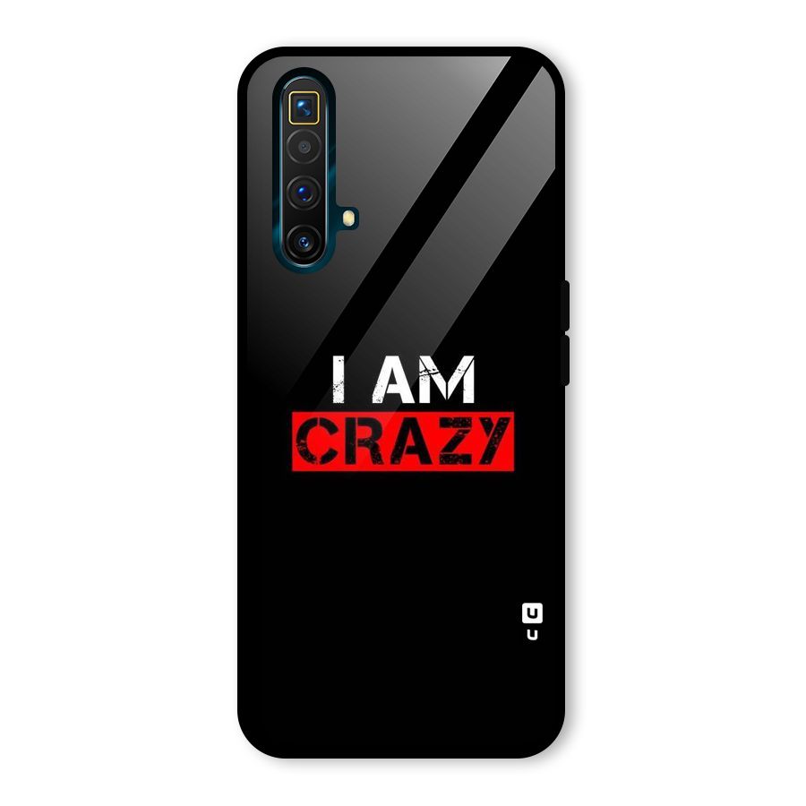 I am Crazy Glass Back Case for Realme X3 SuperZoom
