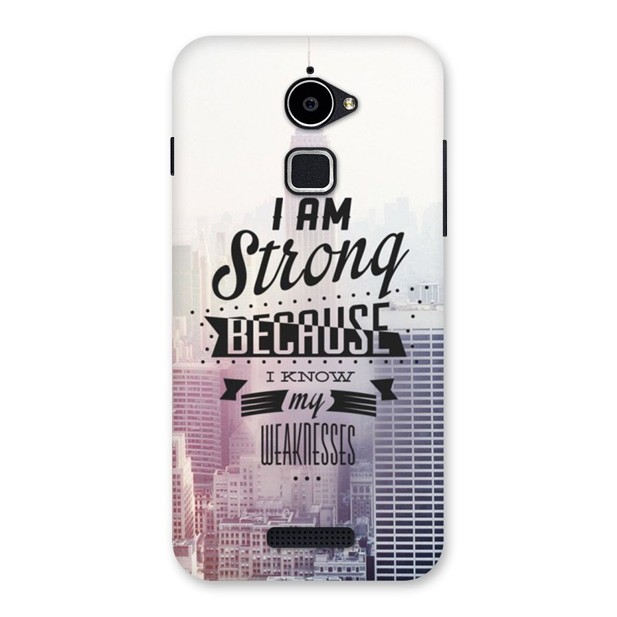 I am Strong Back Case for Coolpad Note 3 Lite