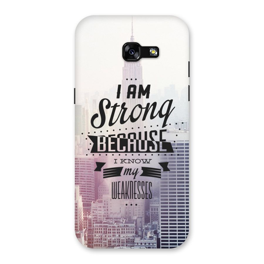 I am Strong Back Case for Galaxy A5 2017