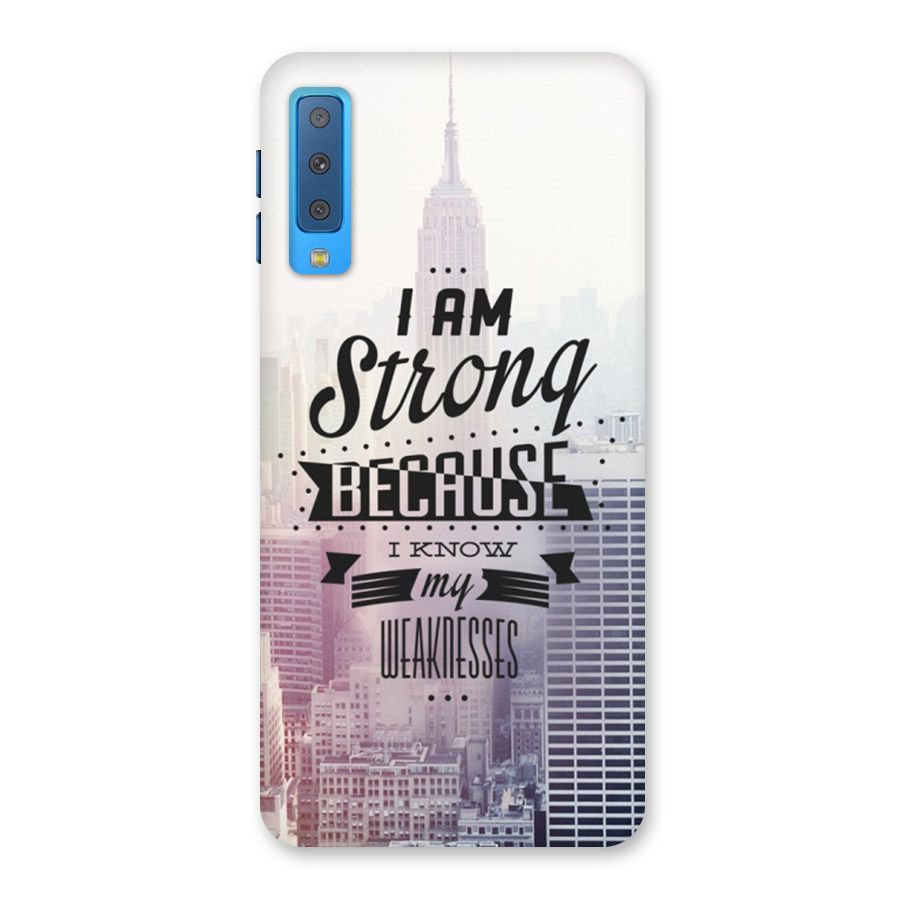 I am Strong Back Case for Galaxy A7 (2018)