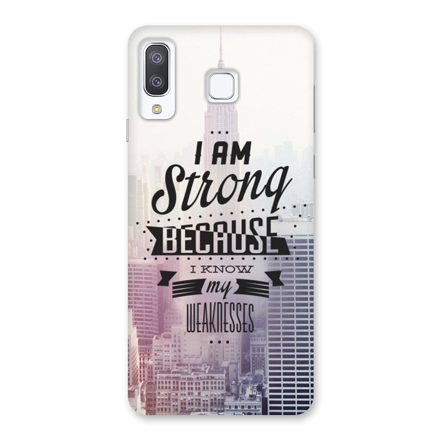 I am Strong Back Case for Galaxy A8 Star