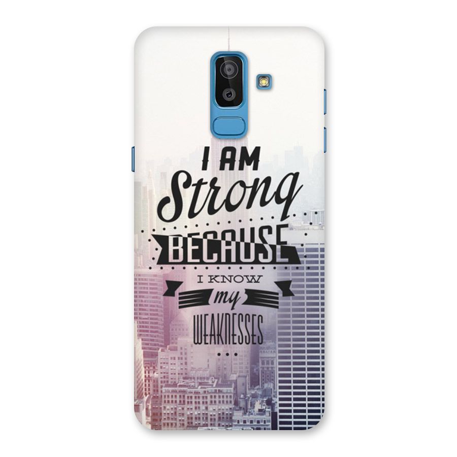 I am Strong Back Case for Galaxy J8