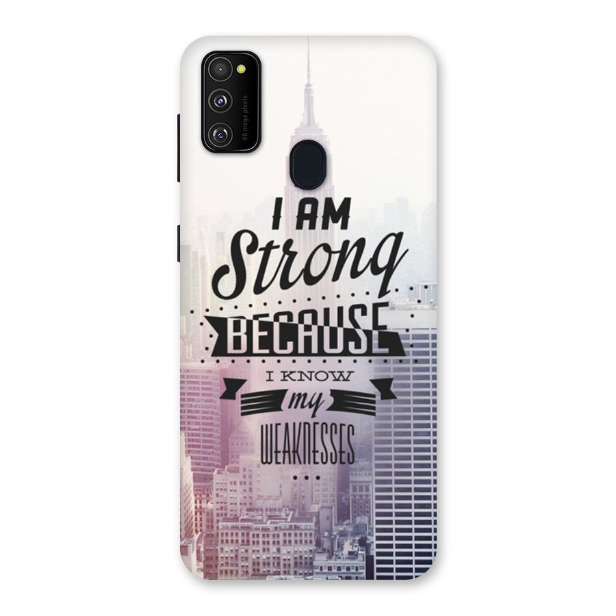 I am Strong Back Case for Galaxy M30s