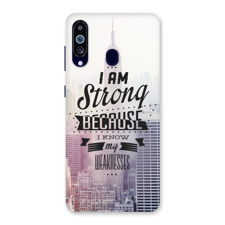 I am Strong Back Case for Galaxy M40