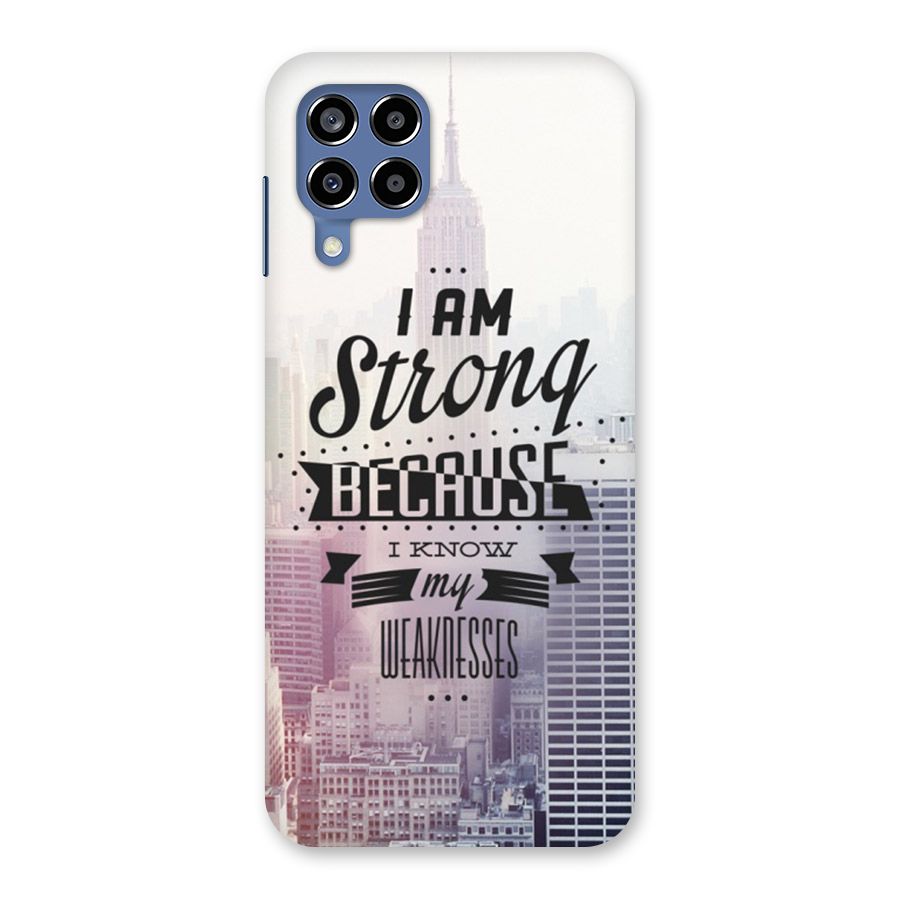 I am Strong Back Case for Galaxy M53 5G