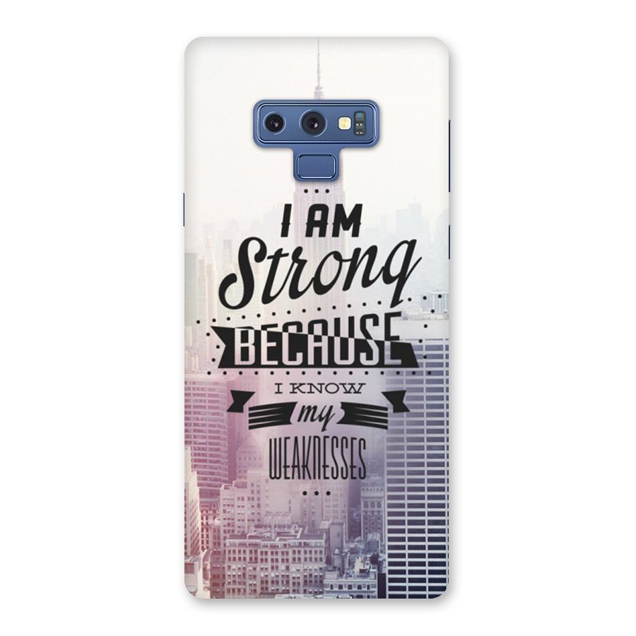 I am Strong Back Case for Galaxy Note 9