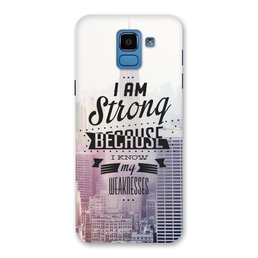 I am Strong Back Case for Galaxy On6