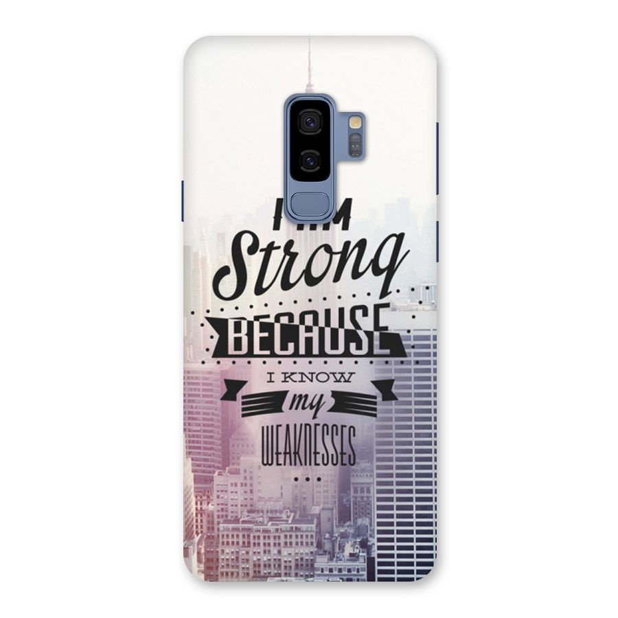 I am Strong Back Case for Galaxy S9 Plus