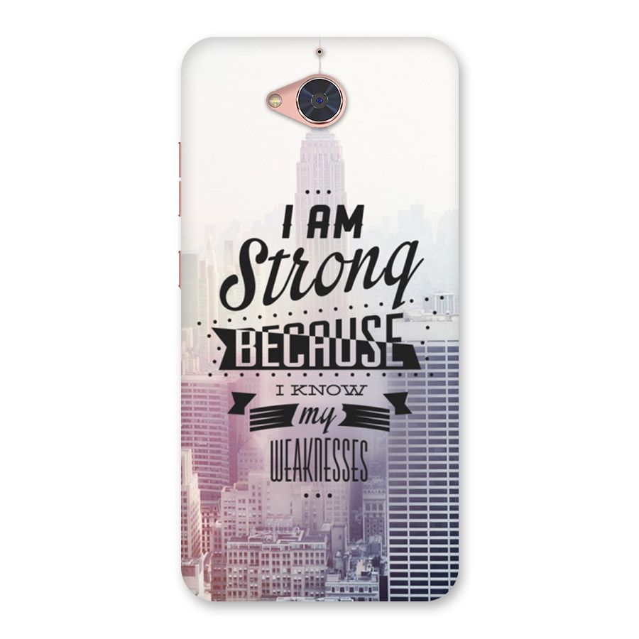 I am Strong Back Case for Gionee S6 Pro