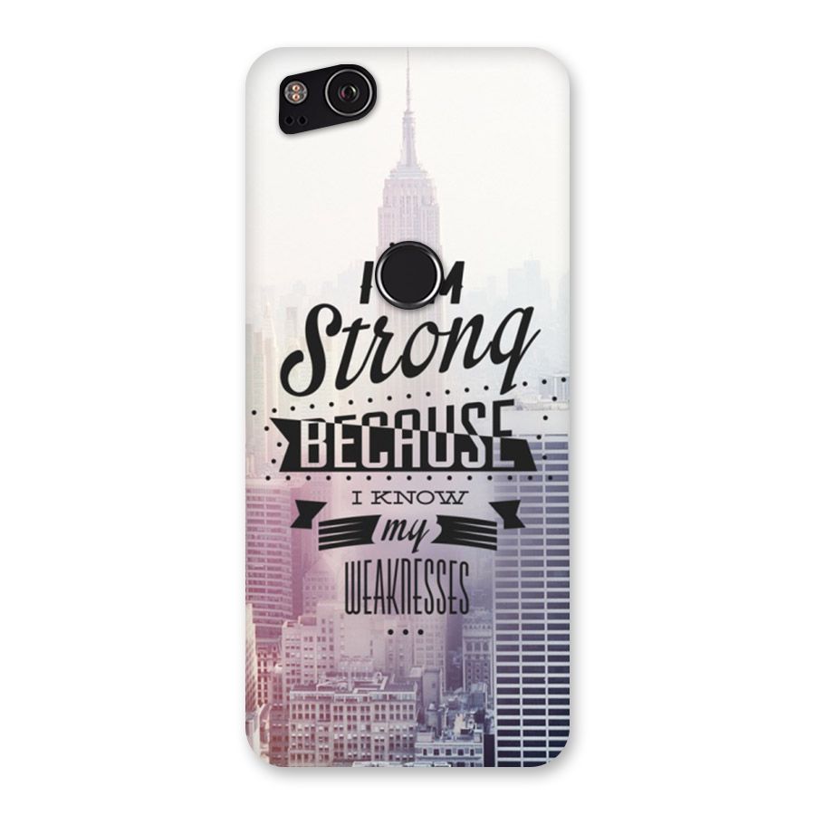 I am Strong Back Case for Google Pixel 2