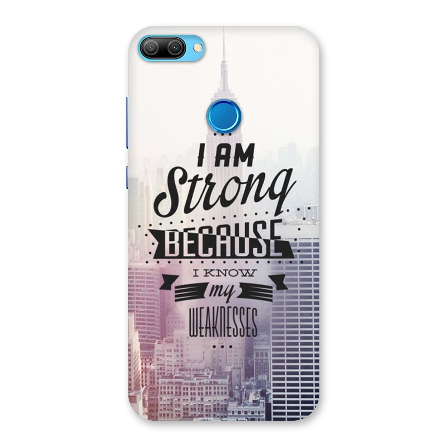I am Strong Back Case for Honor 9N
