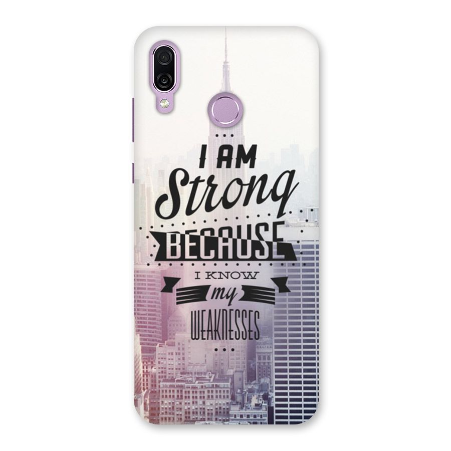 I am Strong Back Case for Honor Play