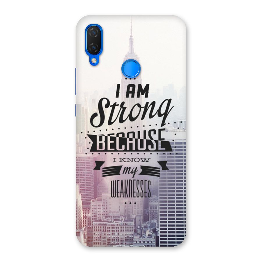 I am Strong Back Case for Huawei P Smart+