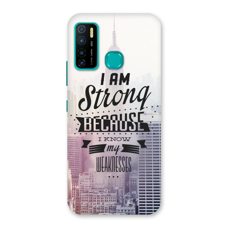 I am Strong Back Case for Infinix Hot 9 Pro