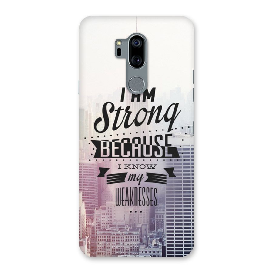 I am Strong Back Case for LG G7