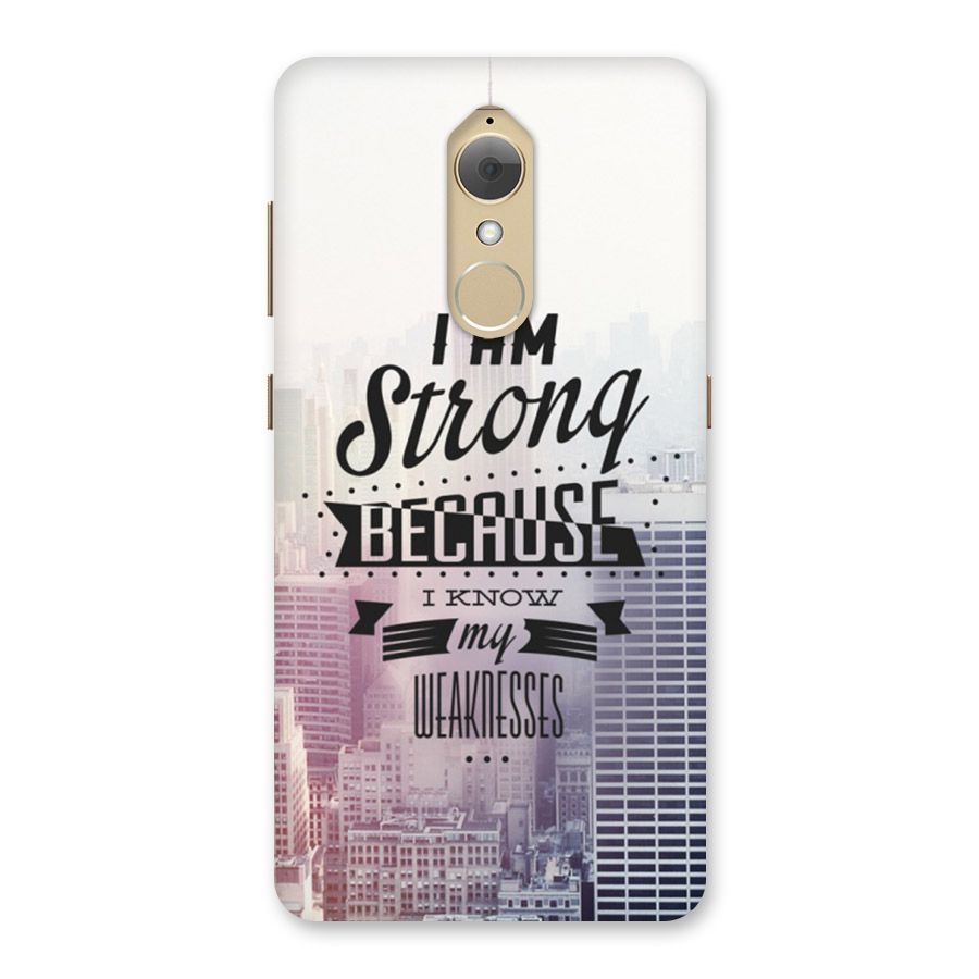 I am Strong Back Case for Lenovo K8