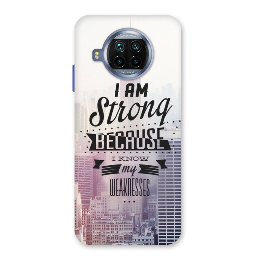 I am Strong Back Case for Mi 10i
