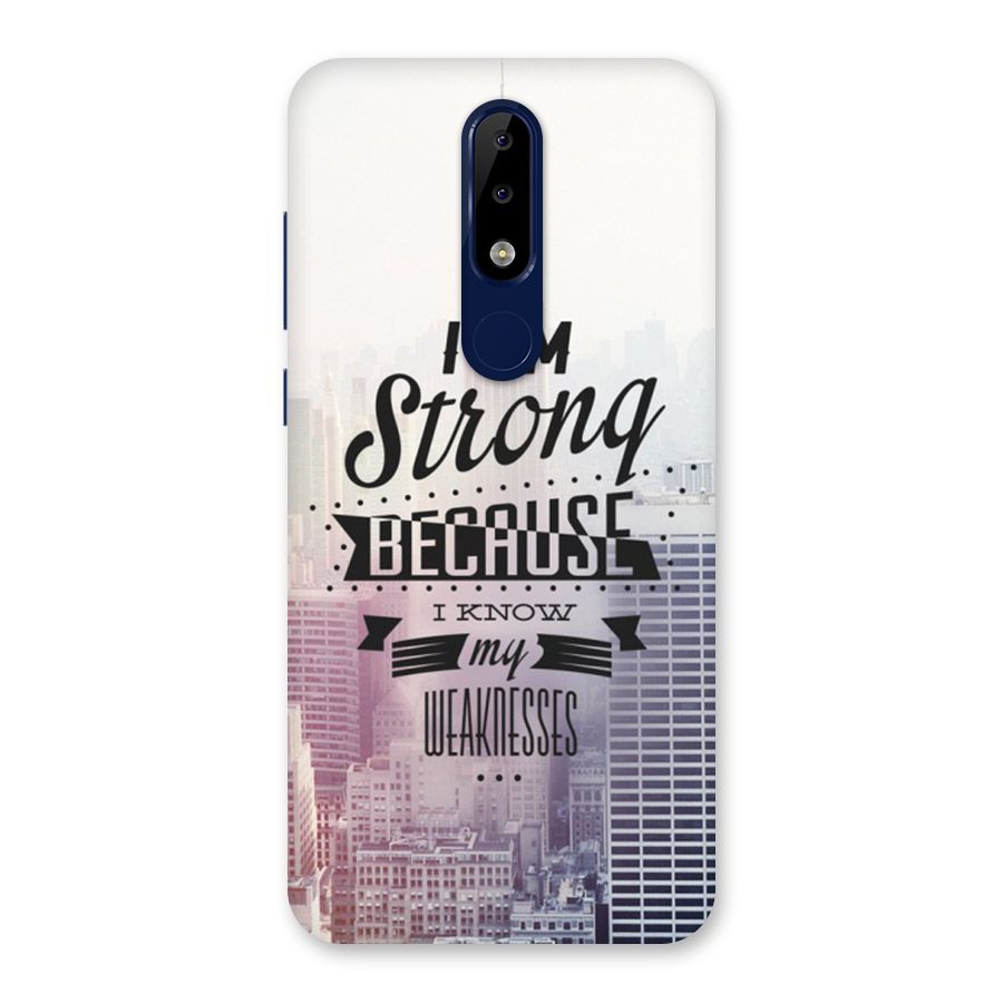 I am Strong Back Case for Nokia 5.1 Plus