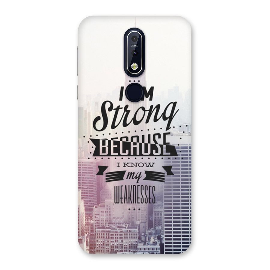 I am Strong Back Case for Nokia 7.1
