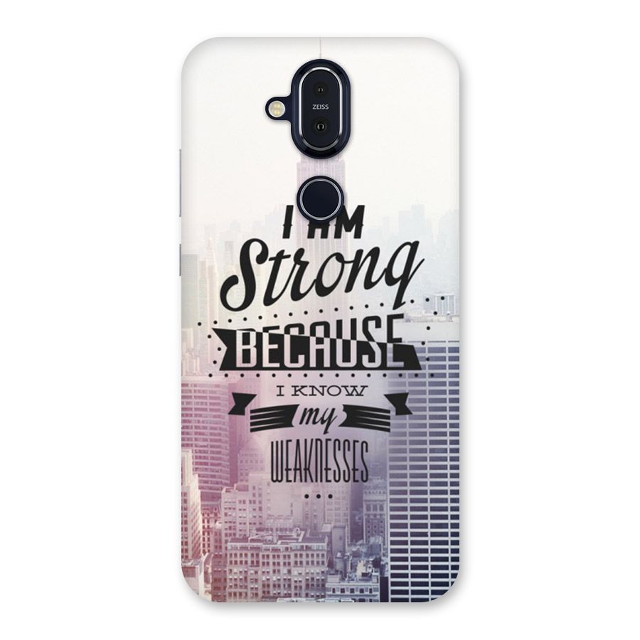 I am Strong Back Case for Nokia 8.1