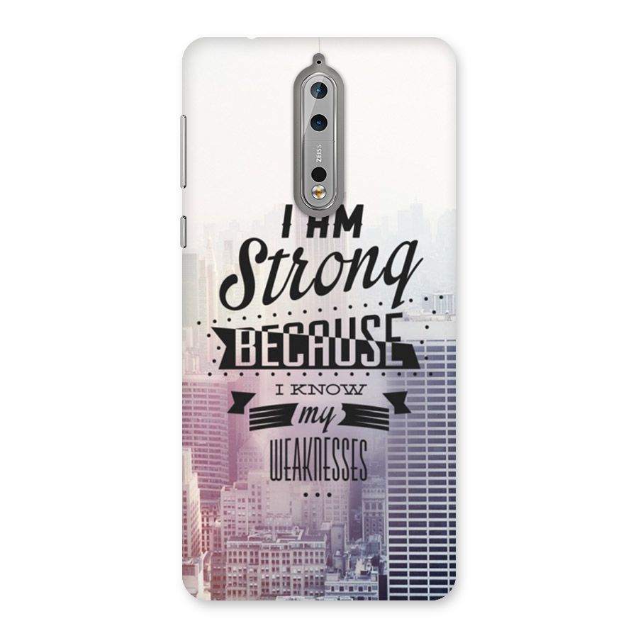 I am Strong Back Case for Nokia 8