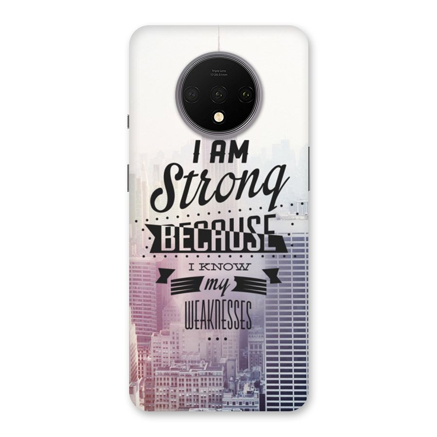 I am Strong Back Case for OnePlus 7T