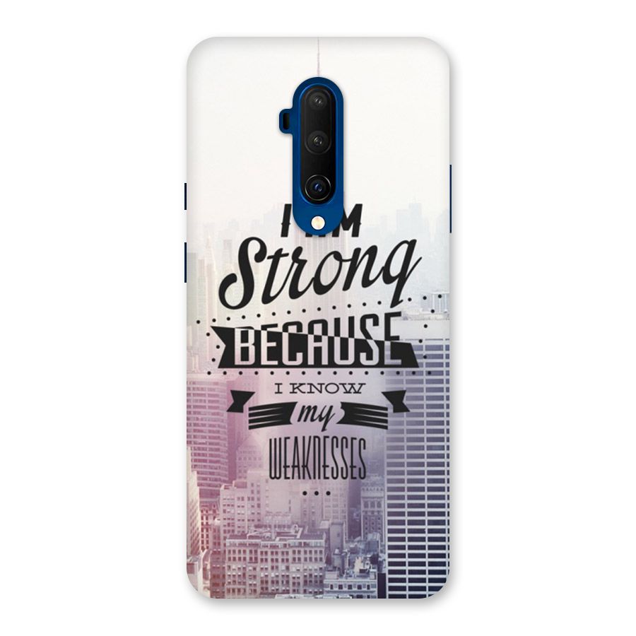I am Strong Back Case for OnePlus 7T Pro