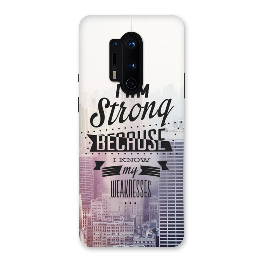 I am Strong Back Case for OnePlus 8 Pro