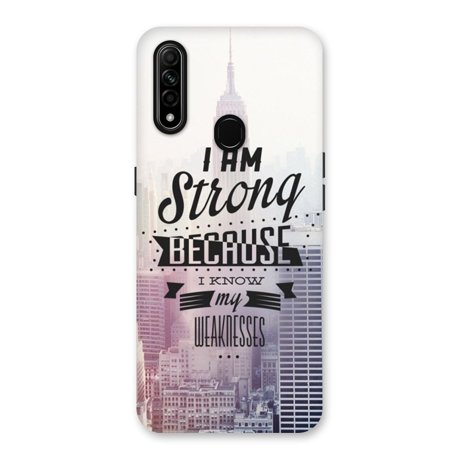 I am Strong Back Case for Oppo A31