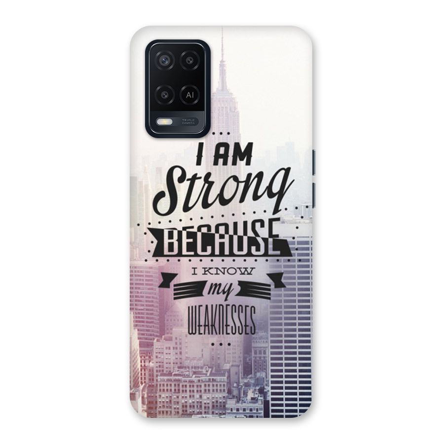 I am Strong Back Case for Oppo A54