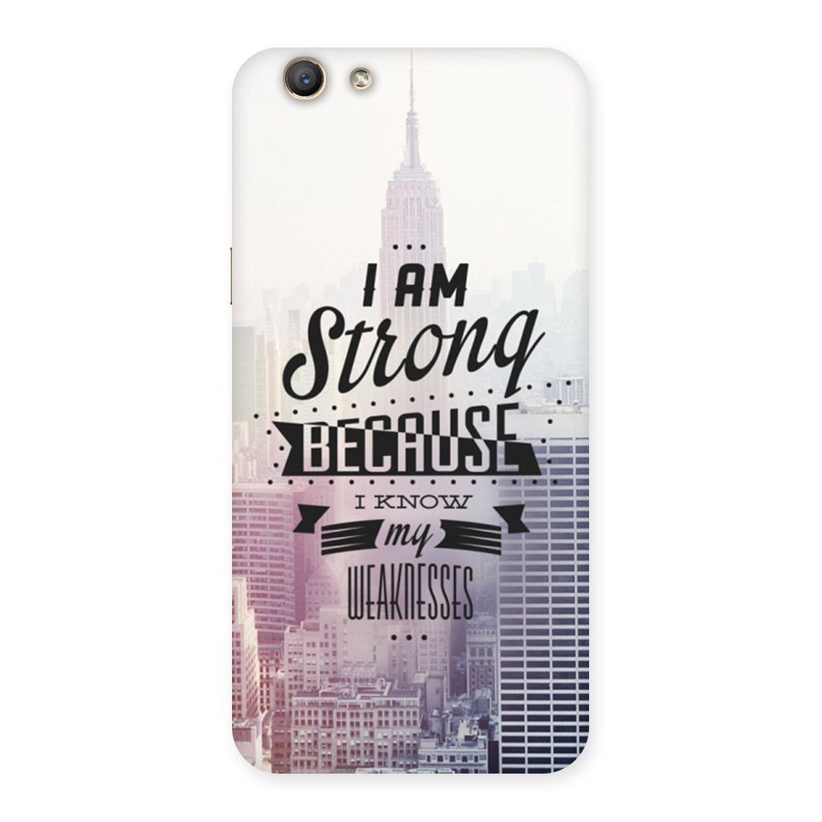 I am Strong Back Case for Oppo A59