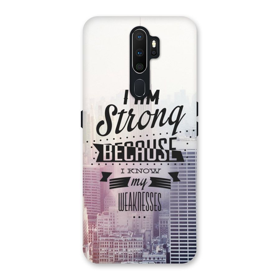 I am Strong Back Case for Oppo A5 (2020)