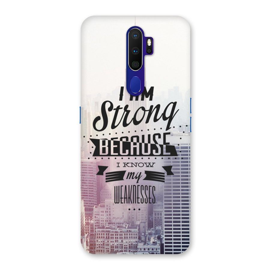 I am Strong Back Case for Oppo A9 (2020)