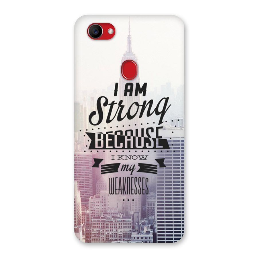 I am Strong Back Case for Oppo F7