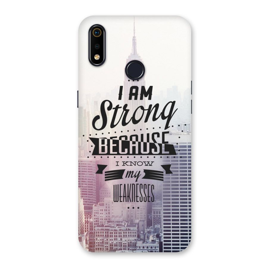 I am Strong Back Case for Realme 3i