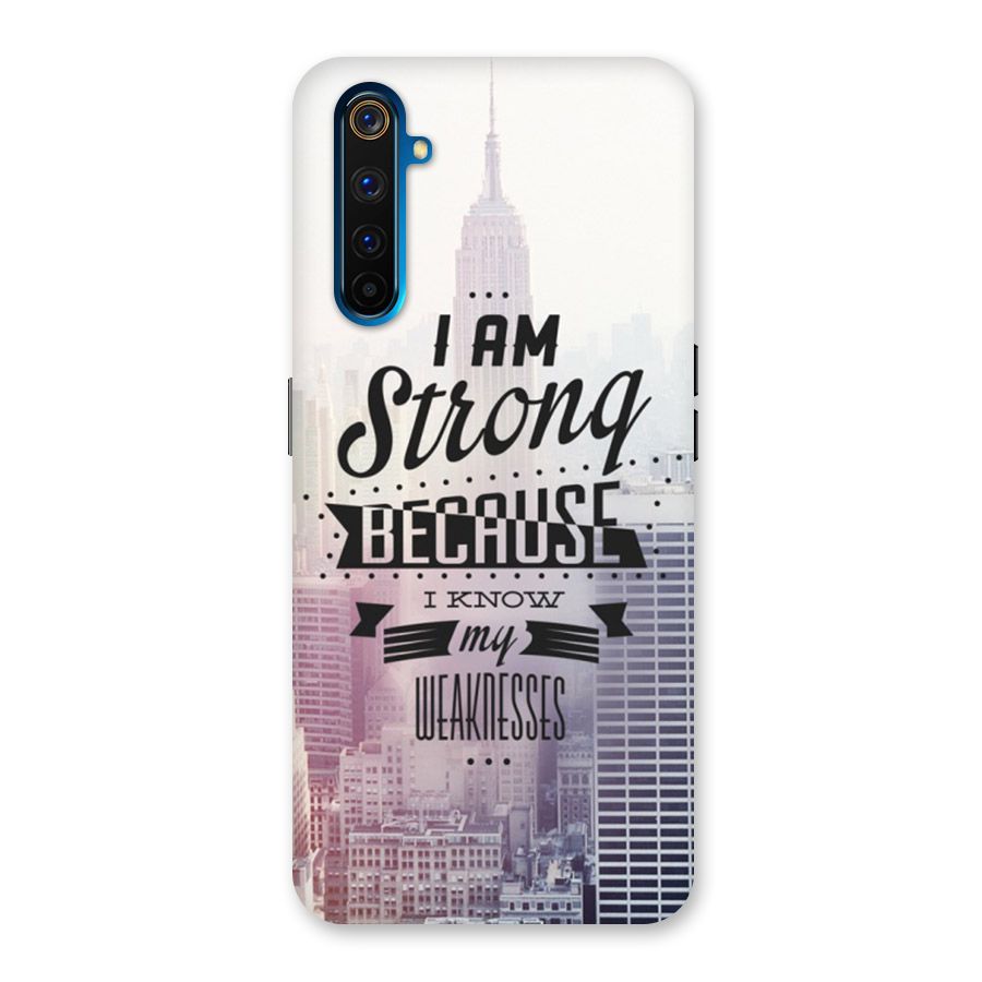 I am Strong Back Case for Realme 6 Pro