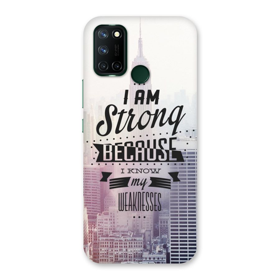 I am Strong Back Case for Realme 7i