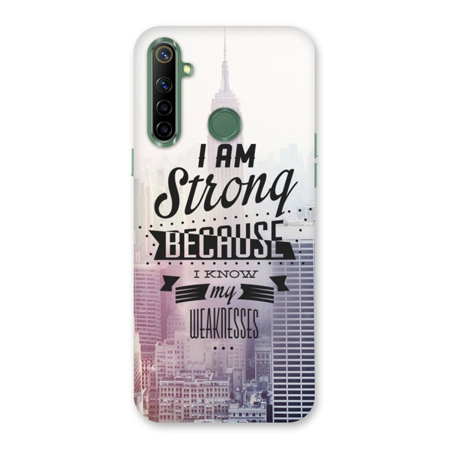 I am Strong Back Case for Realme Narzo 10