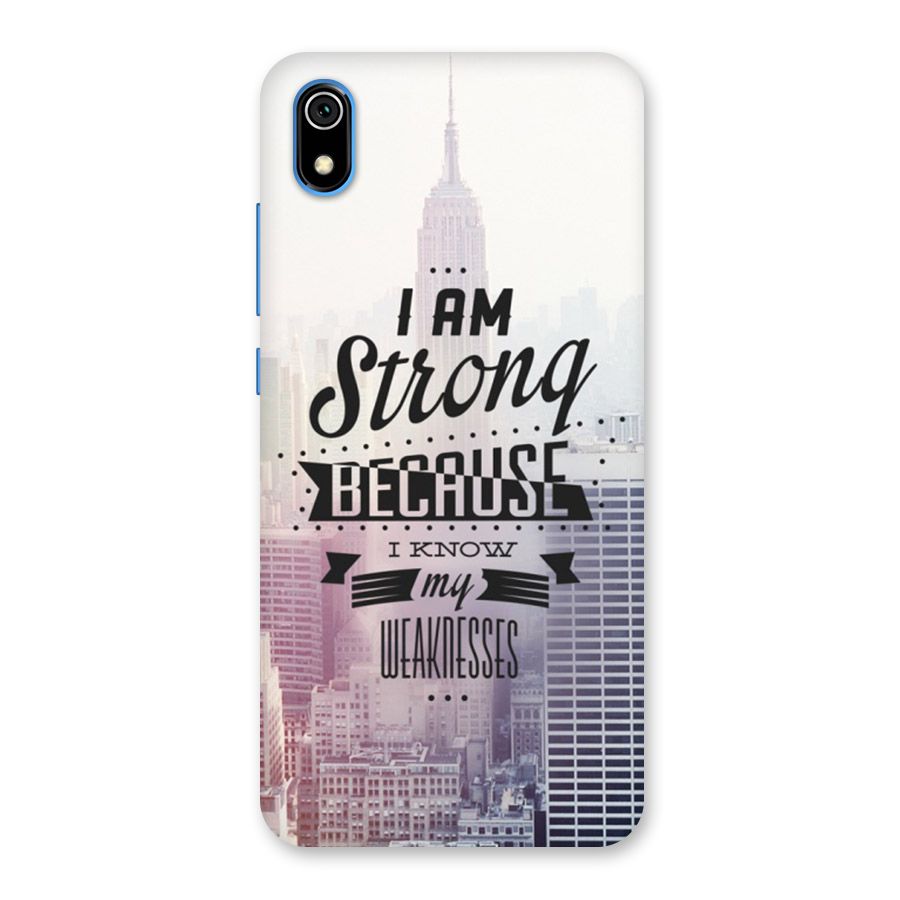 I am Strong Back Case for Redmi 7A