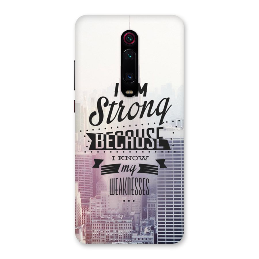 I am Strong Back Case for Redmi K20 Pro
