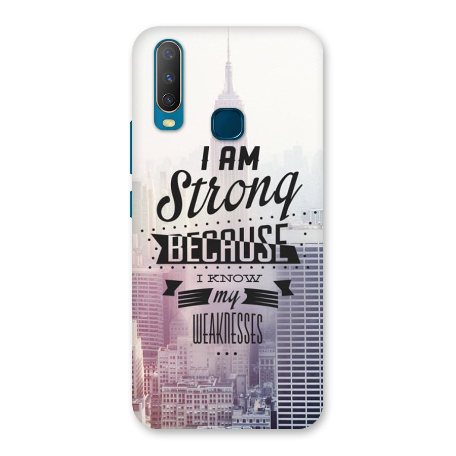 I am Strong Back Case for Vivo U10
