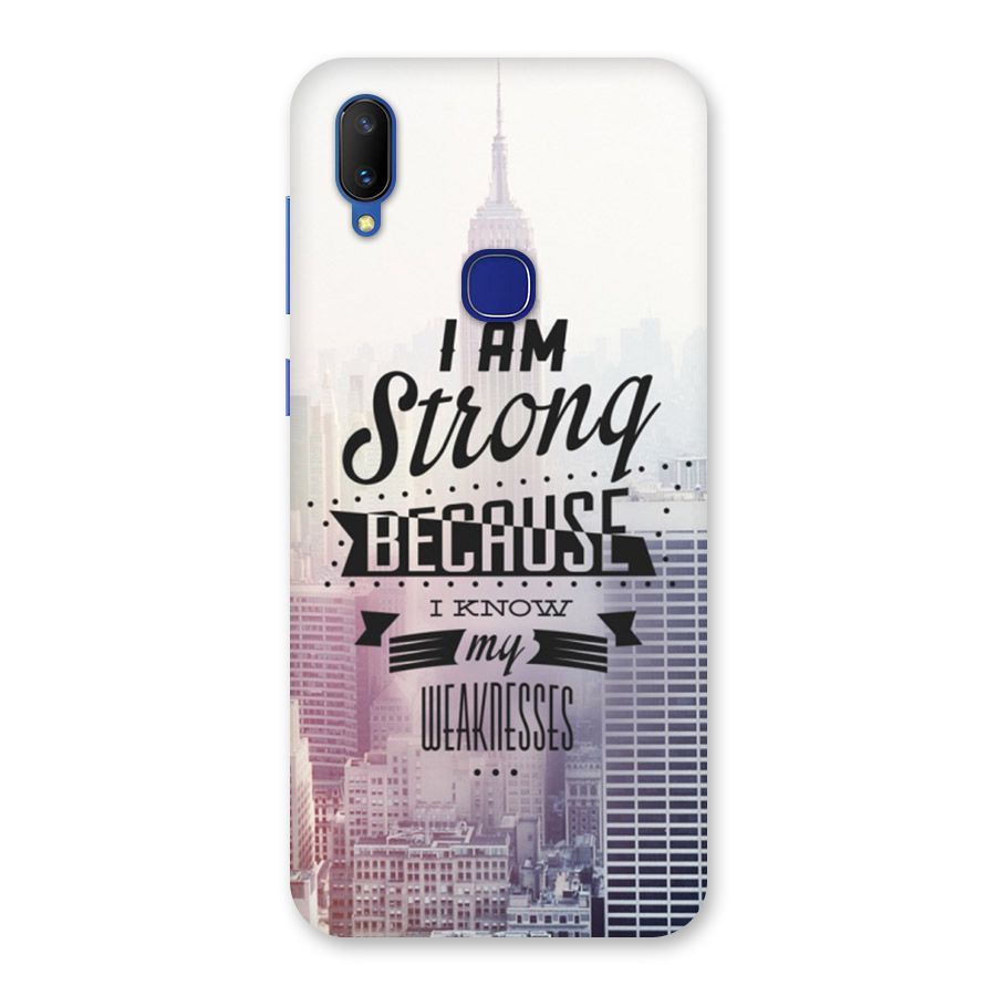 I am Strong Back Case for Vivo V11