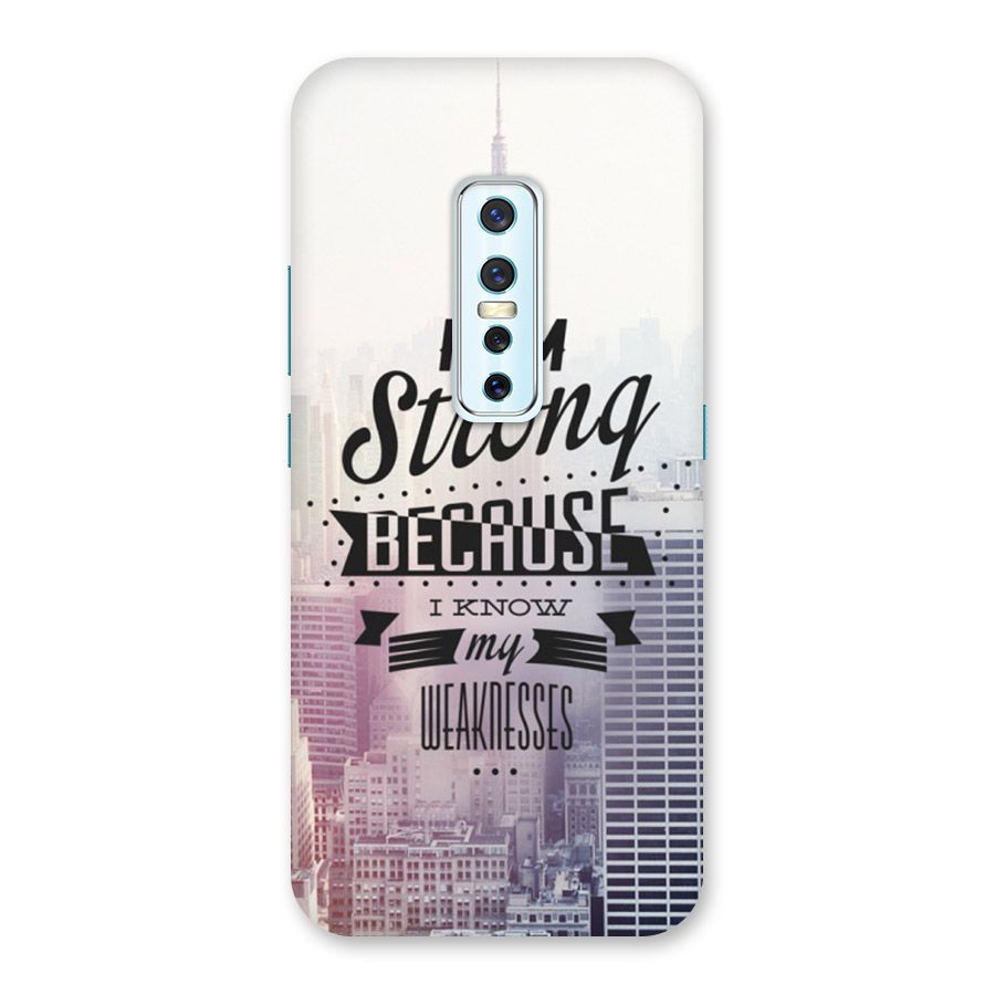 I am Strong Back Case for Vivo V17 Pro