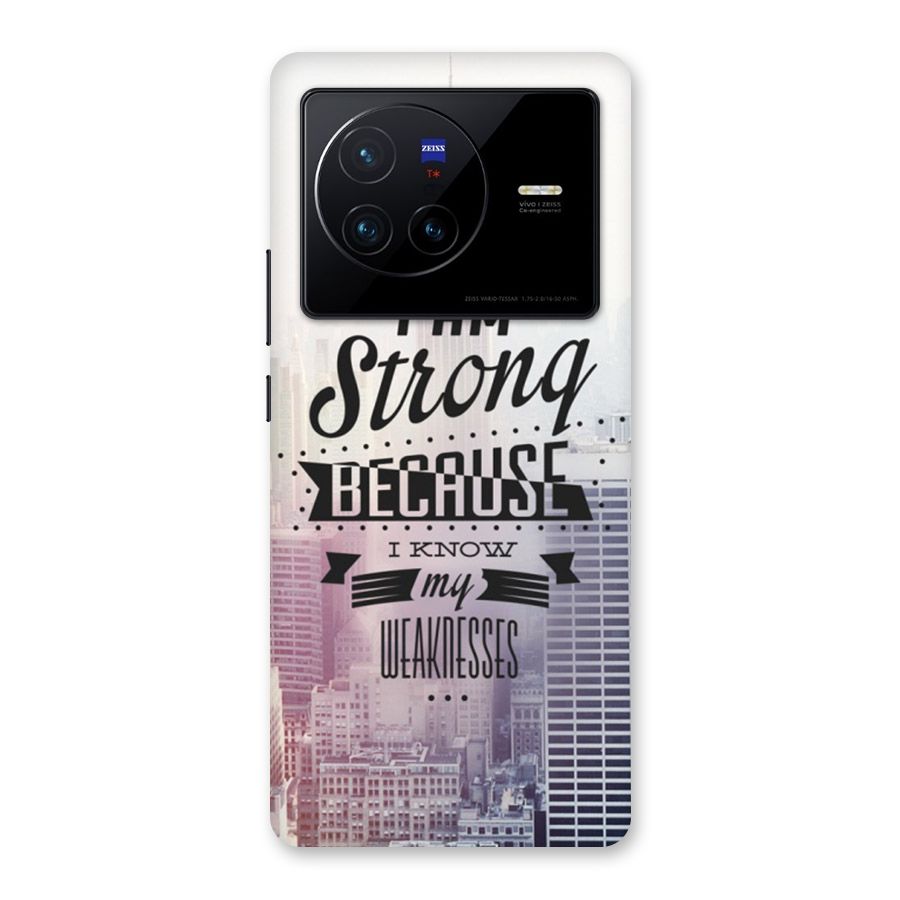 I am Strong Back Case for Vivo X80