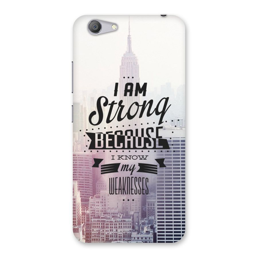 I am Strong Back Case for Vivo Y53