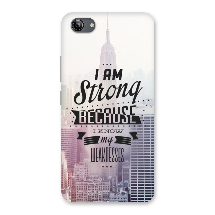 I am Strong Back Case for Vivo Y81i