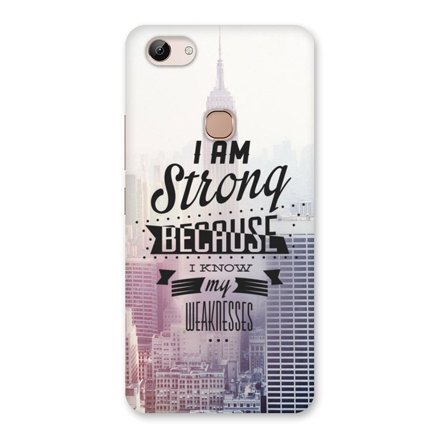 I am Strong Back Case for Vivo Y83