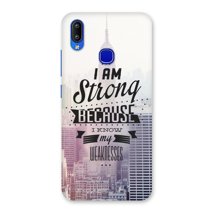 I am Strong Back Case for Vivo Y91