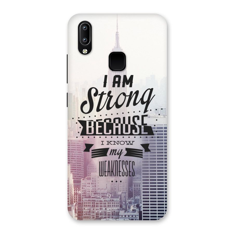 I am Strong Back Case for Vivo Y93